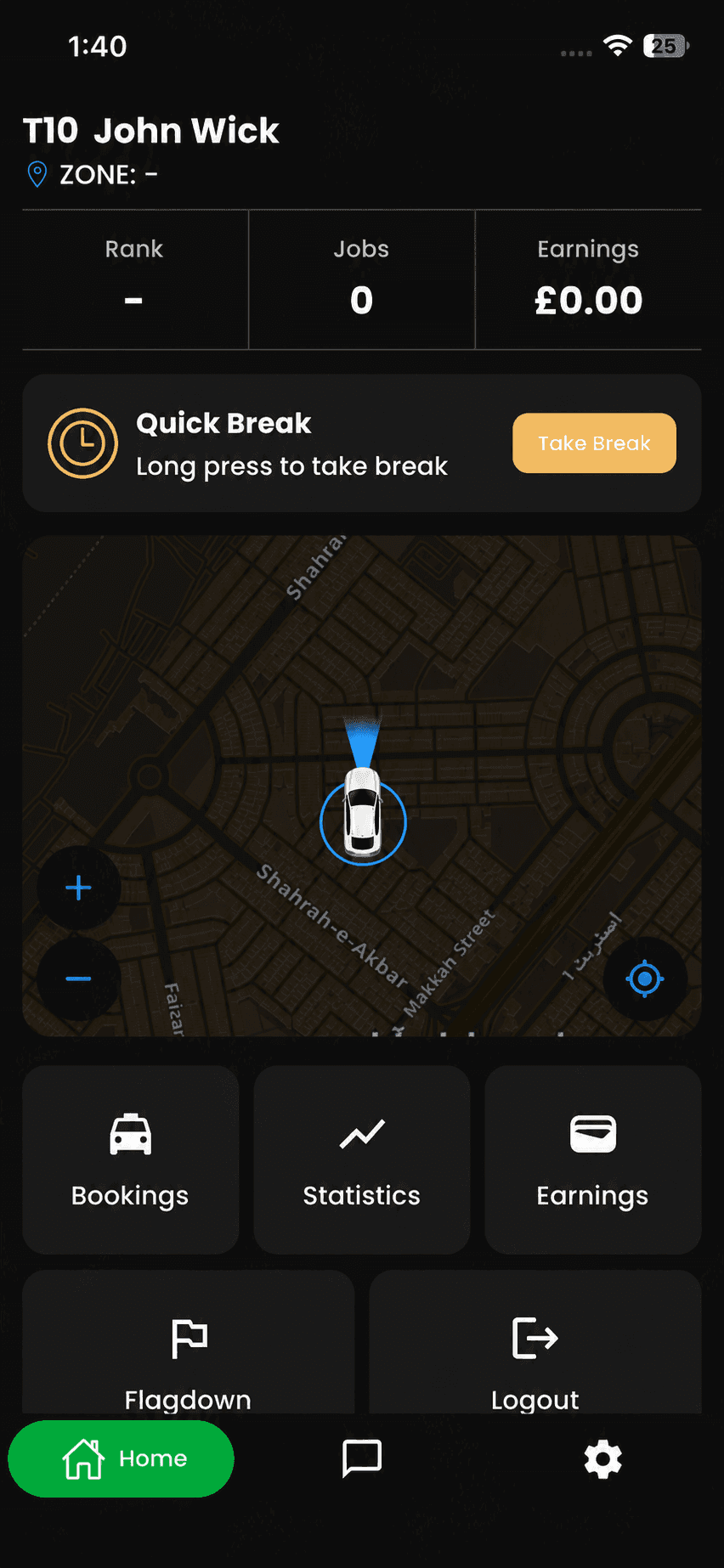 driver app r1 screenshot